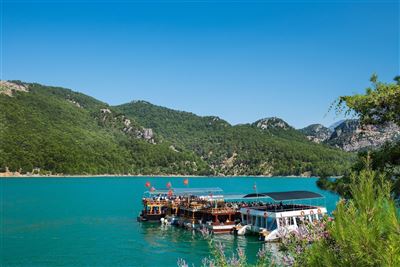 Boote am Meer in Manavgat